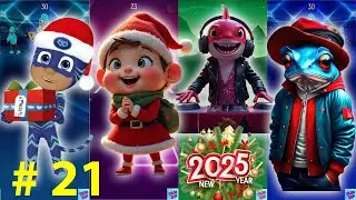 #4K New!  Ananta, Build queen Tiles hop-21 songs! tiles hop download PJ Masks  Crazy Fro  #tileshop