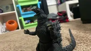 Heisei godzilla stop motion