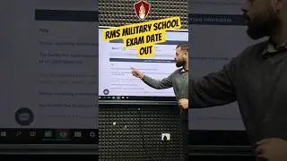 RMS Exam Date 2025🔔 | Military School Exam Date | RMS CET #rms #militaryschool #examdate #admitcard
