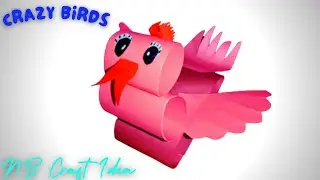 How to make simple birds  | Beautiful bird fly craft styles.#birds