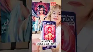 ANSWERS QUESTIONS Tarot Card Reading I Am One #tarotdeck Queen Curved Blades #tarot #dailyshorts