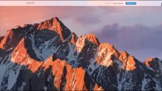 MacOS Sierra - Web page scroll animation