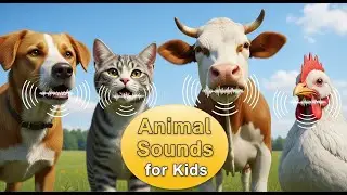 Learn English with Zoo Animals 🦁 | Animal Sounds for Young Learners
