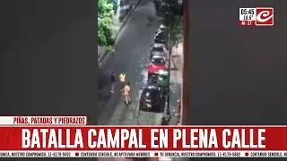 Impresionante batalla campal en la provincia de C&oacute;rdoba termina con varios heridos