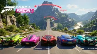 WORLD'S MOST FASTEST CAR SPEED JUMP AND SPEED TEST 🚀😱 (1000+ KMPH)  Forza Horizon 5