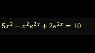 #IGCSE Additional Maths , natural logarithm & exponential equations challenging problem