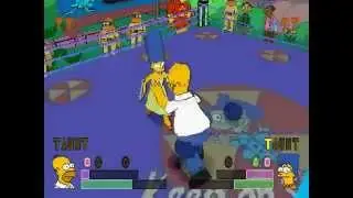 Simpsons Wrestling ... (PS1) Gameplay