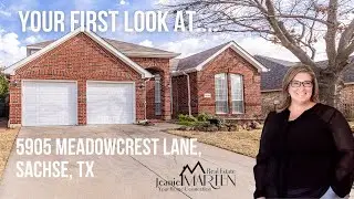 Upgraded Woodbridge Home with Gameroom, Outdoor Fireplace & Office | Sachse TX Real Estate Tour