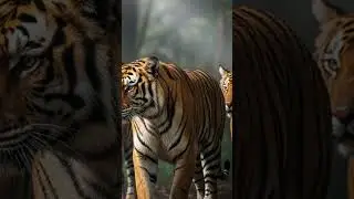 Majestic Tigers Walking Together in the Wild #Tigers #Wildlife #Nature #shorts