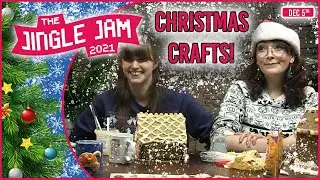 CHRISTMAS CRAFTS! JINGLE JAM 2021 - DAY 5 - w/ Yogs And Friends