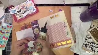 571 * Destashing my Craft Corner * Project Folder * Butterfly Journal 