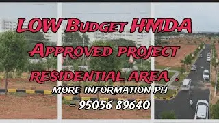 low budget HMDA Approved project residential area ph -9505689640
