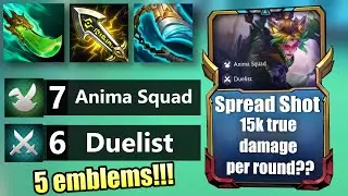 7 ANIMA SQUAD + 6 DUELIST SPREADSHOT VAYNE!!! | Teamfight Tactics Set 8.5 Ranked
