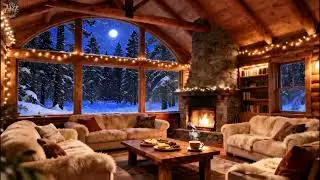❄️ &ldquo;Cozy Jazz & Snowy Night Comfort &ndash; Warm Fireplace Ambience for Deep Relaxation & Peace&rdquo;