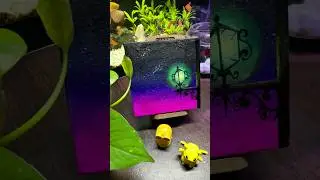 Acrylic  night lamp painting || easy drawing || #art #viralshorts #painting #acrylicpainting