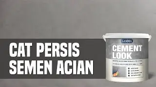 Cara Aplikasi Gamma Cement Look - Mid Grey
