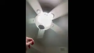 52-In White Hunter Stratford Ceiling Fan In My Condo Part 2/4