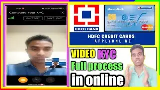 HDFC BANK CREDIT CARD VIDEO KYC IN ONLINE Hdfc bank credit card Apply #nashiruddin_sheikh