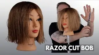 Razor Cut BOB HAIRCUT Tutorial PRO USE