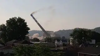 Cheswick Generating Station Smokestack Implosion 6/2/23