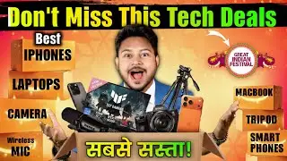 Best Tech Deals in Amazon 2025🔥🛍️ - Best Iphone, Macbook Laptops, Camera, TRIPOD, Mic, Lights 🛍️