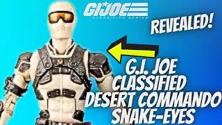 G.I. Joe Classified Desert Commando Snake Eyes Figure Revealed!