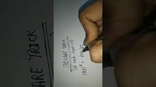 square tricks| quick square| #shorts