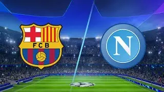 FCB vs Napoli (1-1)❤️💙🔥🔥#fcbbb#napoli