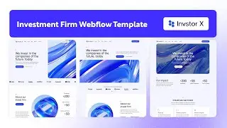 Investment Firm Website Template | Invstor X - BRIX Templates