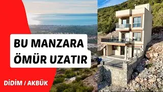Hem G&ouml;z Zevkinizi Hem Oksijen Seviyenizi En &Uuml;st Seviyeye &Ccedil;ıkarın / Didim Akb&uuml;k Satılık Villa /No:484