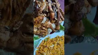Delicious food, BBQ, rice, chicken Chow mein, #streetfood #pakistan #pakistanicuisine