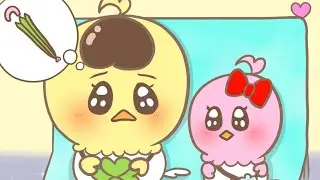 【ショートアニメ】1話 傘の忘れ物「OKAME」【日本語字幕 | ENG字幕】自作｜読み聞かせ絵本｜可愛い｜鳥