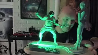 Premier Contact Alien & Humain Diorama