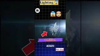 Lightning strikes every day 😱🤯 |#ak.fact's #shorts #viral #facts #india #lightning #subscribe #like