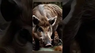 sad life of pigs a#nimal #rarepig #Pig #wildboar #Animalglobal