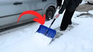 Pshiiit ! Mets du WD-40 sur ta PELLE à neige et regarde ce qui se passe ! ❄️