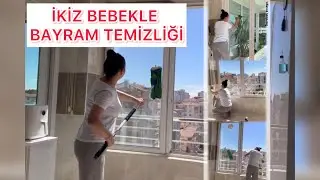 Bayram Temizliği Sessiz Vlog 🧽 #bayramtemizliği #sesizvlog #vlog #birgünüm #ikizbebek