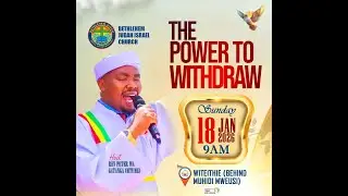 THE POWER TO WITHDRAW SUNDAY SERVICE