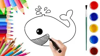 How to Draw Cute Fish 🐟 Step by Step | Drawing for Kids | Easy Drawing | Drawing Drawing