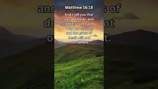 Bible Verse for Spiritual Growth Matthew 16:18 #hotjavaandjesus