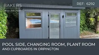 Poolside Garden Building With Plant Room in Kent