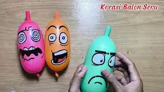 Making Slime with Cute Balloons - Satisfying Slime videos -ASMR DIY