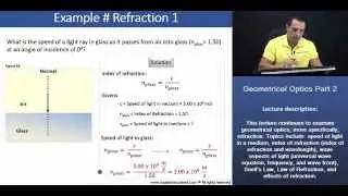 BMAT: Physics - Optics - Refraction and Speed of Light + Sample Problem