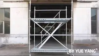 How to Assemble a Ringlock Scaffolding Tower | Step-by-Step Guide by Yueyang