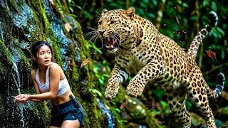 Day 30 of Survival in the Jungle: Encounter with a Leopard, Rare Moments, and Survival Skills