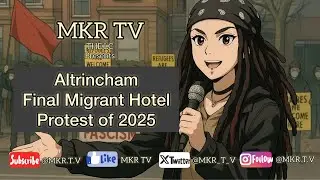 🚨Altrincham | Final Migrant hotel protest of 2025 | Fire Breather LIVE 🚨