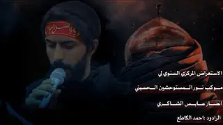 ستعراض السنوي موكب نور المستوحشين الحسيني الرادود أحمد الكاطع