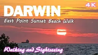 DARWIN SUNSET BEACH WALKING AND SIGHTSEEING IN THE NORTHERN TERRITORY THE TOP END OF AUSTRALIA  🇦🇺