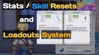 Ragnarok X Next Generation Reset Skill / Stat and Loadout System