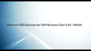 All Modules: Vantree's Embedded EDI Solution for SAP Business One